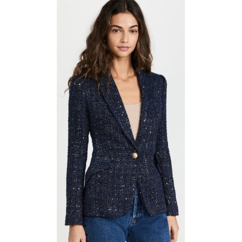 L'AGENCE Chamberlain Blazer in Midnight
